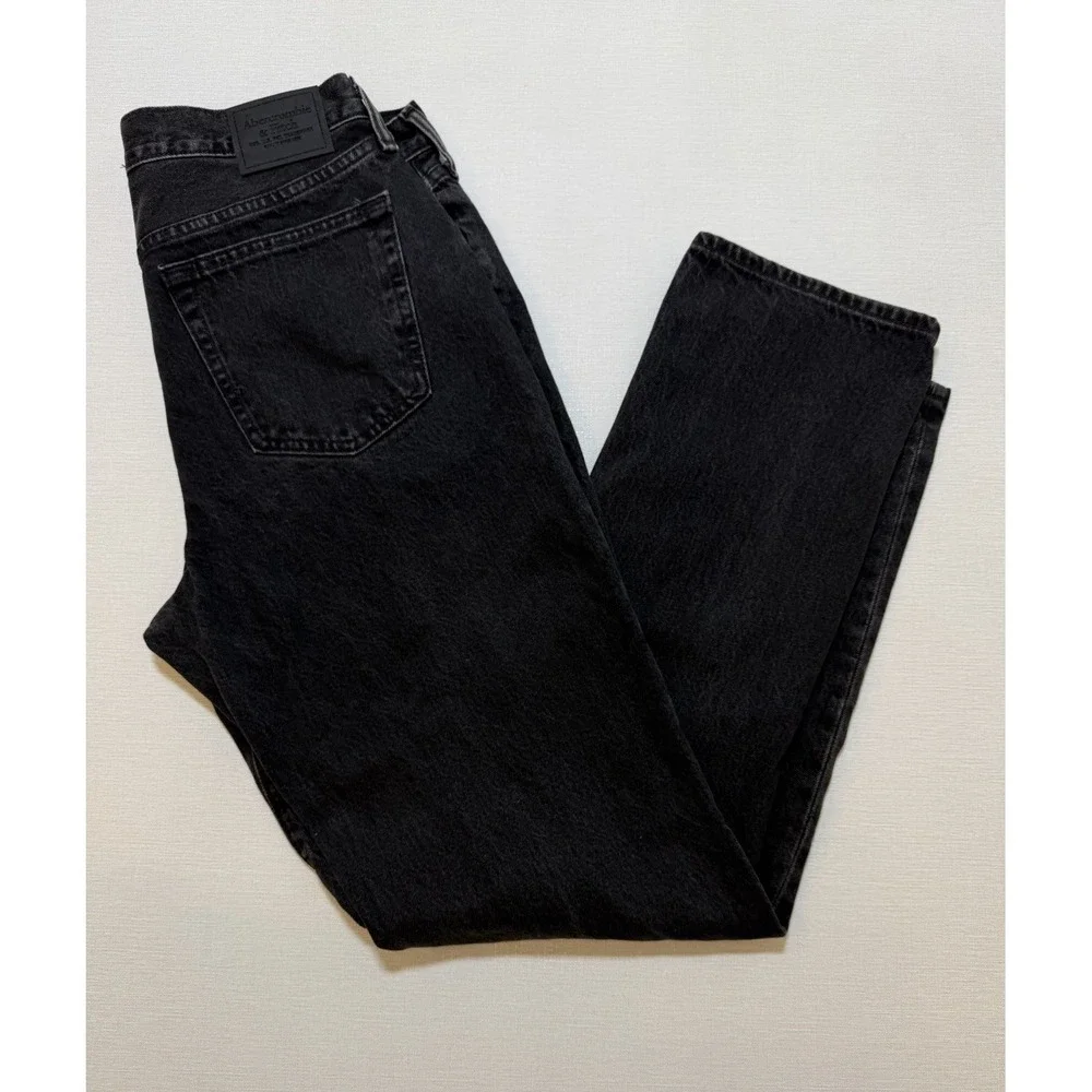Abercrombie & Fitch Authentic Rigid Denim Loose Men's Size 30x34 Zipper Fly NWT